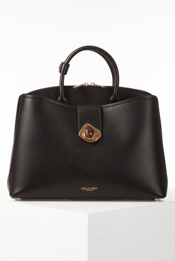 Cristobel Black Laptop Tote