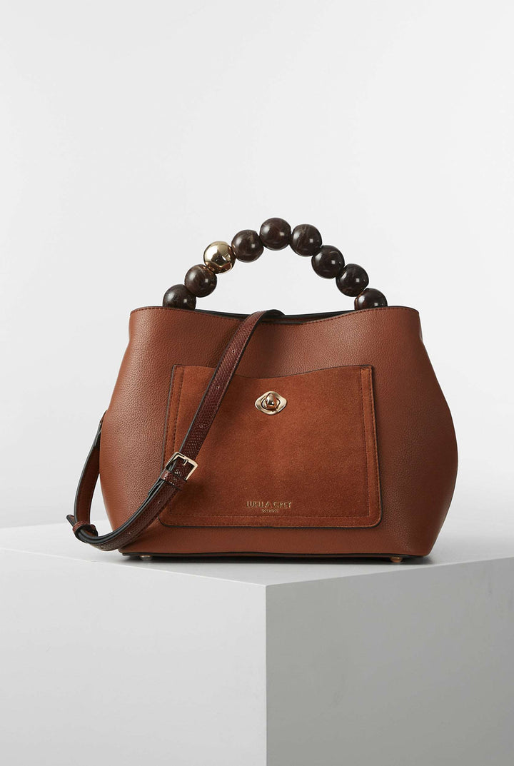 Lucia Conker Beaded Handle Crossbody