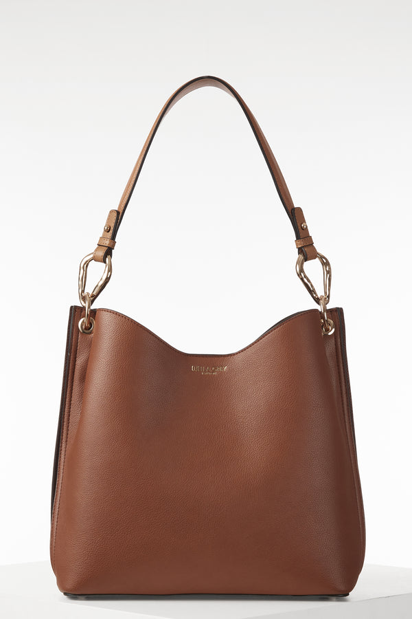Phoebee Conker/Tan Hobo Tote